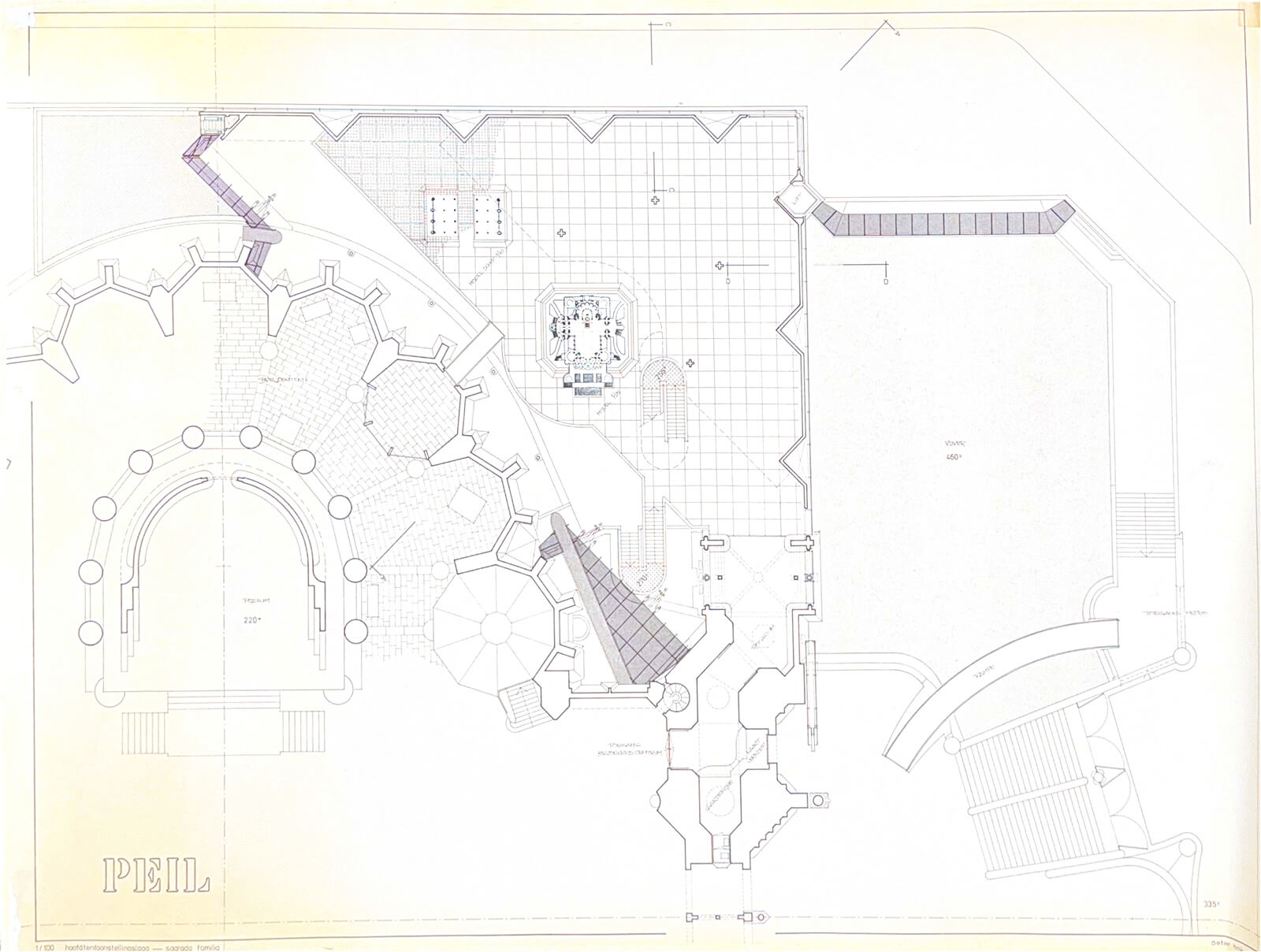 サグラダ・ファミリア設計図原案